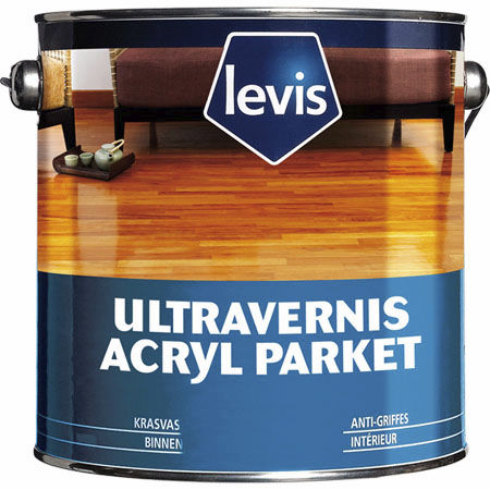 Schutzlack - ULTRAVERNIS ACRYL PARKET - LEVIS - für Holz / satiniert