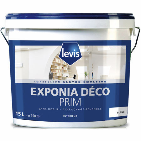Grundierung für Mauerwerk - EXPONIA DECO PRIM - LEVIS - Acryl / für den Innenraum