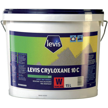 Dekorfarbe - CRYLOXANE 10C - LEVIS - Fassaden / matt / mikroporös