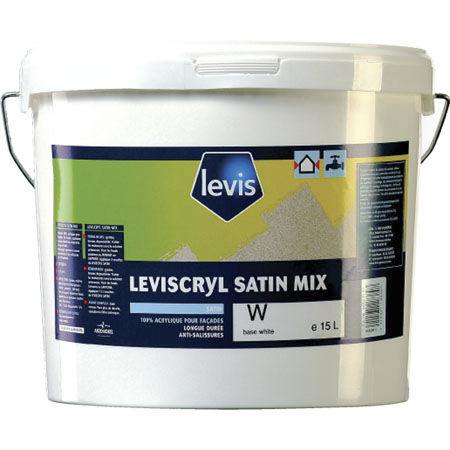 Dekorfarbe - LEVISCRYL SATIN - LEVIS - für Außenbereich / Fassaden / Acryl