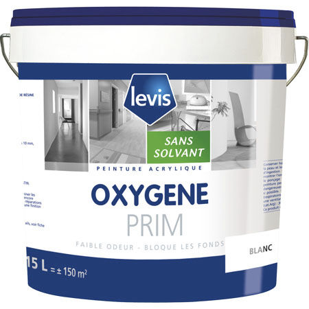 Grundierung für Mauerwerk - OXYGENE PRIM - LEVIS - Acryl / für den Innenraum