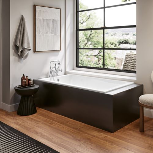 Badewanne für Wohnungen - FLEMING - RECOR - Gusseisen / modern / tief