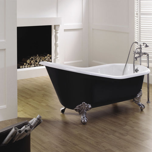 Ovale Badewanne - SLIPPER - RECOR - auf Füßen / zur beruflichen Nutzung / Gusseisen