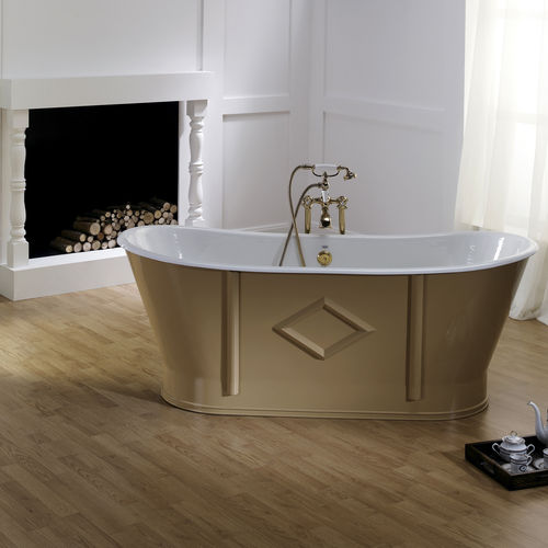 Ovale Badewanne - CHATEAU - RECOR - freistehend / zur beruflichen Nutzung / Gusseisen