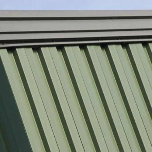 Profiliertes Blech - TRISOMET® - TATA STEEL - Stahl / 3D / verzinkt