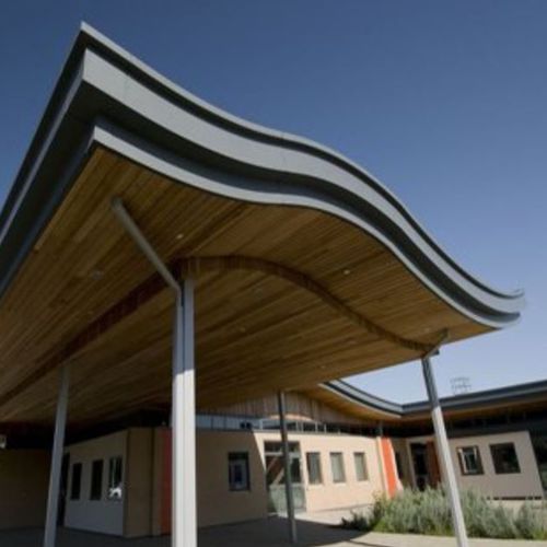 Profiliertes Blech - ROOFDEK - TATA STEEL - perforiert / Stahl / texturiert