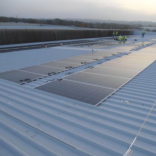 Profiliertes Blech - TRISOBUILD® - TATA STEEL - Stahl / grau / blau