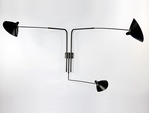 Moderne Wandleuchte - MSC-R3 - SERGE MOUILLE - für den Innenraum / Metall / von Serge Mouille