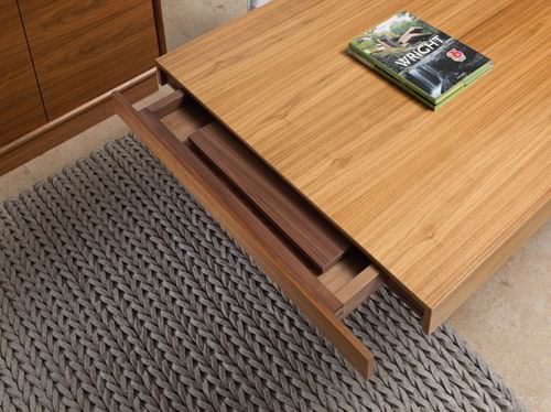 Moderner Tisch - SQUARE - GUARANTEE by GIOGATZIS - Holz / rechteckig / ausziehbar