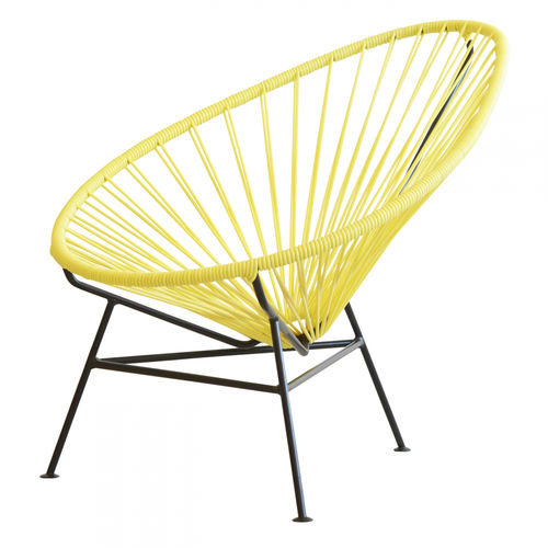 Moderner Stuhl - ACAPULCO MINI - OK DESIGN - für Außenbereich / pulverbeschichteter Stahl / Kordel