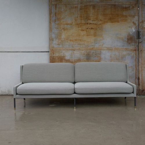 Modernes Sofa - BLINK - STELLAR WORKS - Stoff / Stahl / Zweisitzer