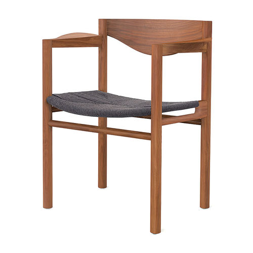 Stuhl / skandinavisches Design - WEAVE - STELLAR WORKS - für den Innenraum / Massivholz / Kordel