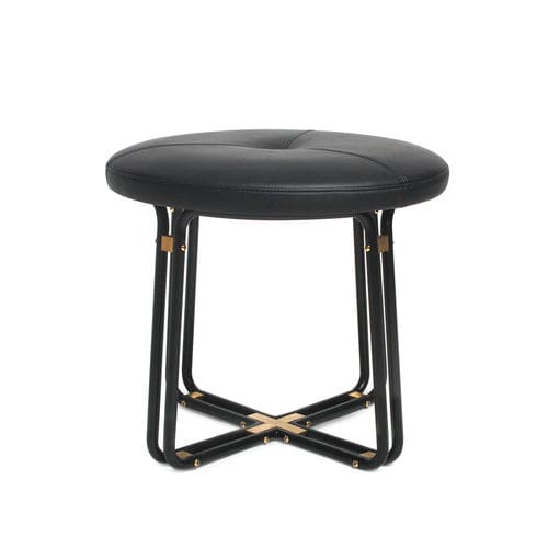 Moderner Hocker - CHILLAX - STELLAR WORKS - Gestell aus rostfreiem Edelstahl / Gestell aus pulverbeschichtetem Stahl / Polster
