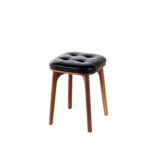 Moderner Hocker - UTILITY - STELLAR WORKS - Massivholz / Sperrholz / Polster