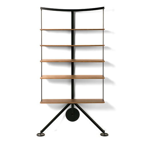 Wandmontiertes Regal - RAN - STELLAR WORKS - modern / pulverbeschichteter Stahl / Laminat