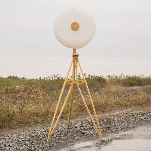 Stehleuchte - KYOTO - STELLAR WORKS - Massivholz / Papier / originelles Design