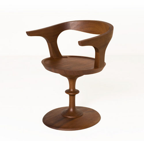 Moderner Stuhl - NEW LEGACY DONNA - STELLAR WORKS - für den Innenraum / Holz / mit Mittelfuß