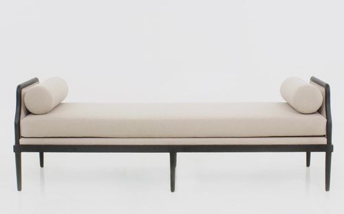 Moderne Polsterbank - LAVAL - STELLAR WORKS - Stoff / Leder / Esche