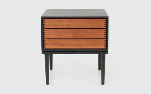 Moderner Nachttisch - LAVAL - STELLAR WORKS - Holz / rechteckig / mit Schublade
