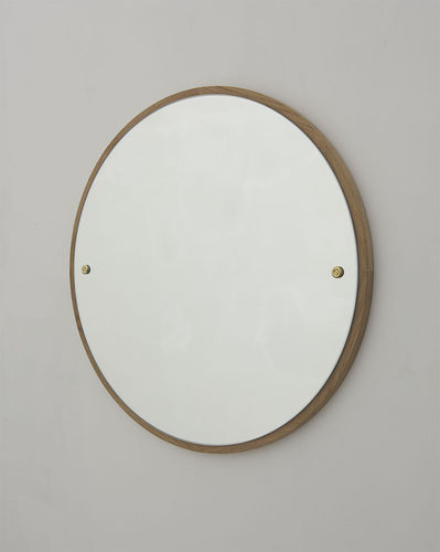Wandmontierter Spiegel - CM-1 - FRAMA - modern / rund / Eiche