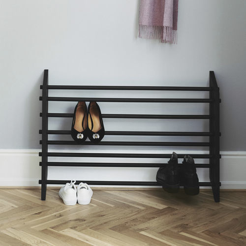 Modernes Schuhregal - Moodstand - WEDOWOOD - selbsttragend / Eiche / für Privatgebrauch