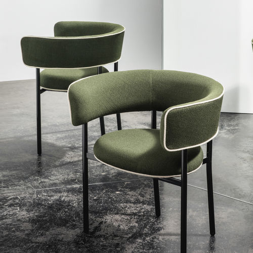 Moderner Sessel - FONT REGULAR  - mobel copenhagen - Stoff / weiß / grün