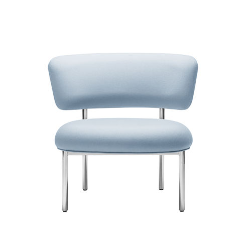 Moderner Kaminsessel - FOND BOLD - mobel copenhagen - Stoff / blau