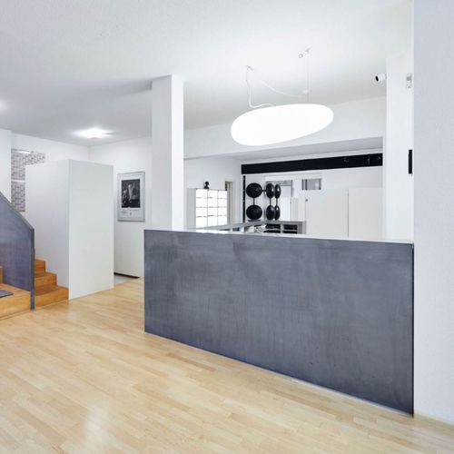 Empfangstheke für Eckeinbau - VISAVAJARA  - Stayconcrete - Beton