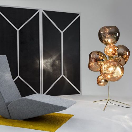 Stehleuchte - MELT : MESC01G-FEUM1 - Tom Dixon - Stahl / Polycarbonat / originelles Design