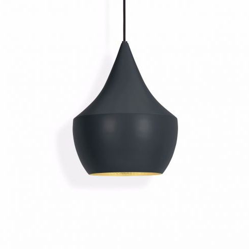Hängelampe - BEAT FAT : BLS02-PEUM2 - Tom Dixon - Messing / modern / mit Kabel