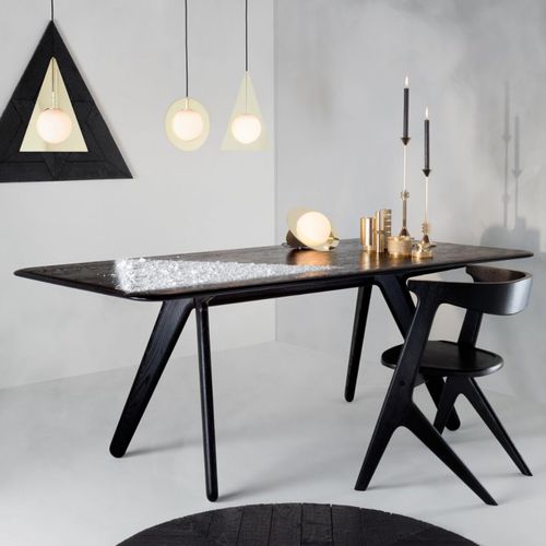 Moderner Esstisch - SLAB SERIES - Tom Dixon - Eiche / rechteckig / für Privatgebrauch