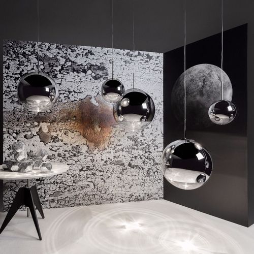 Hängelampe - MIRROR BALL : MBB50AEU - Tom Dixon - Aluminium / Polycarbonat / modern
