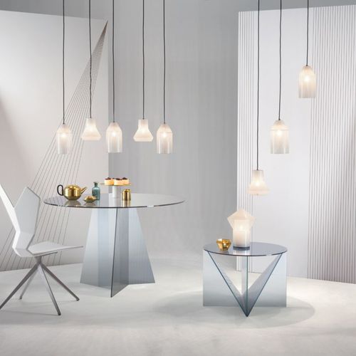 Hängelampe - TRACE : TRL02BEU - Tom Dixon - geblasenes Glas / modern / mit Kabel