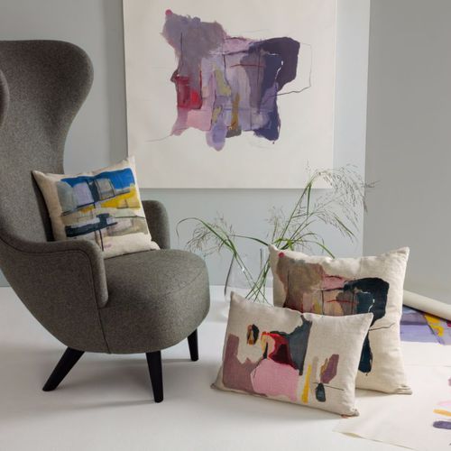 Stuhlkissen - PAINT SERIES - Tom Dixon - quadratisch / Motiv / Stoff