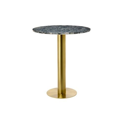 Moderner Esstisch - TUBE  - Tom Dixon - Sperrholz / Marmor / Kieselstein