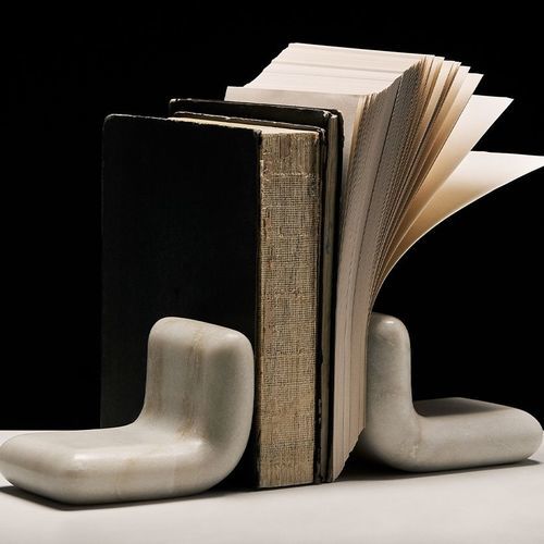 Marmor-Buchstütze - STONE  - Tom Dixon