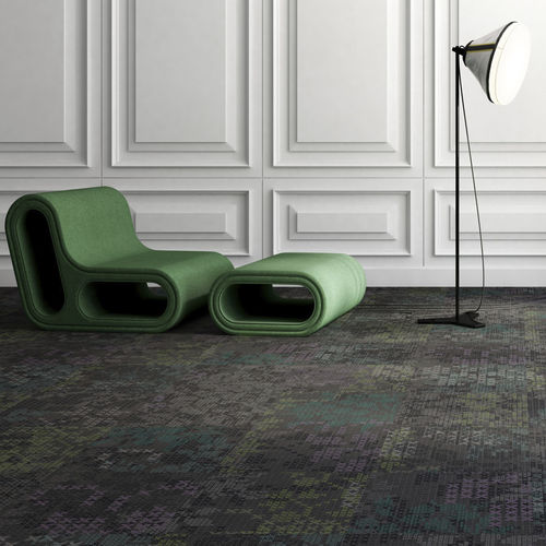Teppichfliese - GENEVA - OBJECT CARPET - Schlingen / gewebt / PET