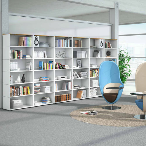 Modul-Bücherregal - ACTA.MODUL - König Neurath - hoch / modern / für Büro