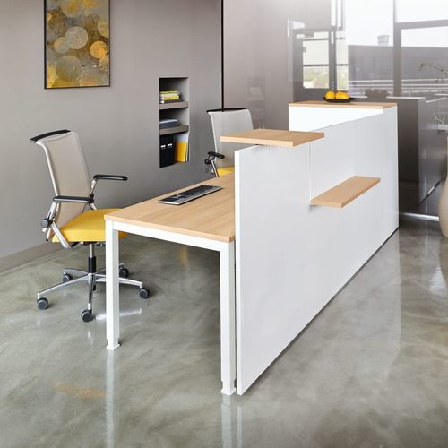 Modulare Empfangstheke - BOLT-ON COUNTER - König Neurath - Holz / für Büro / für öffentliche Bereiche