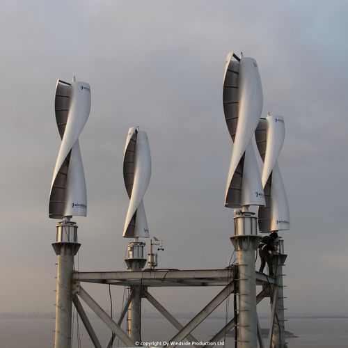 VertikalachsenKleinwindkraftanlage WS4 RANGE Windside