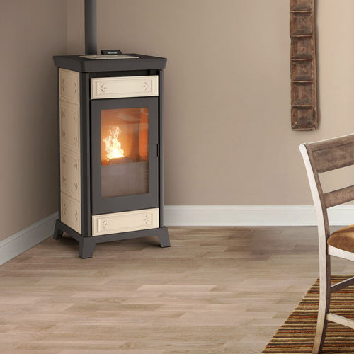 Pelletkaminofen - KOKKOLA - THERMOROSSI - 0 - 5 kW / 5 kW...10 kW / freistehend