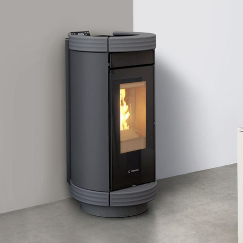 Pelletkaminofen - DORICA MAIOLICA - THERMOROSSI - 0 - 5 kW / 5 kW...10 kW / 10 kW...20 kW