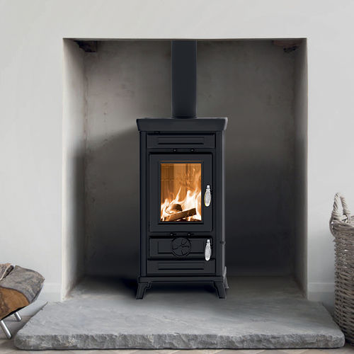 Holz-Kaminofen - Sofia Evo Easy - THERMOROSSI - 5 kW...10 kW / bodenstehend / modern