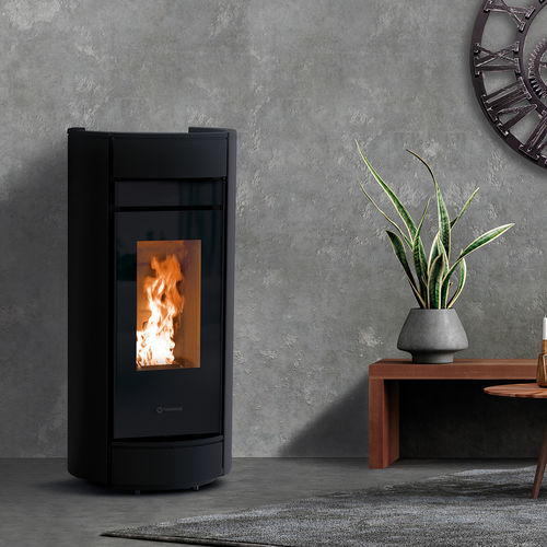 Pelletkaminofen - Moma Natural - THERMOROSSI - 0 - 5 kW / 10 kW...20 kW / bodenstehend