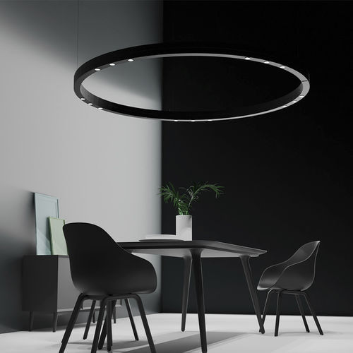 Hängeleuchte - DUETTO LENS - Sattler GmbH - LED / ringförmig / Objekteinrichtung