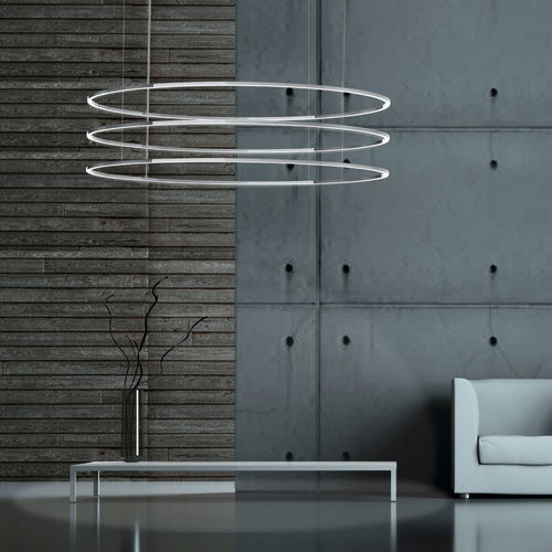 Hängelampe - INSIEME - Sattler GmbH - Aluminium / aus Acrylglas / modern
