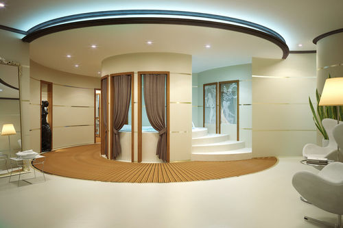 Einbau-Whirlpool - YACHT - Hofer Group GmbH - rund / Sechssitzer / für Gewerbegebrauch
