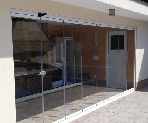 Schiebe-Stapel-Terrassentür - TIARA  - ALBERT GENAU - Aluminium / Sicherheit / einbruchsicher