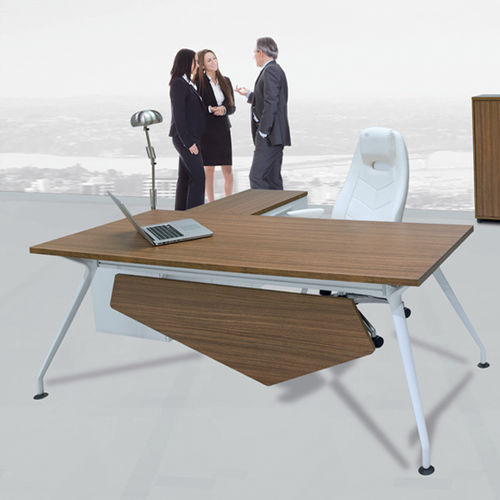 Chefschreibtisch - NEPTUN  - SOLENNE OFFICE FURNITURE - modern / Holz / Metall