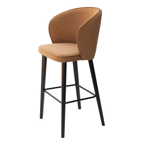 Moderner Barstuhl - KLARA - KODRETA furniture, s.r.o. - für den Innenraum / Metall / Leder